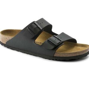 Birkenstock Classic 2 straps  Black Slides 9